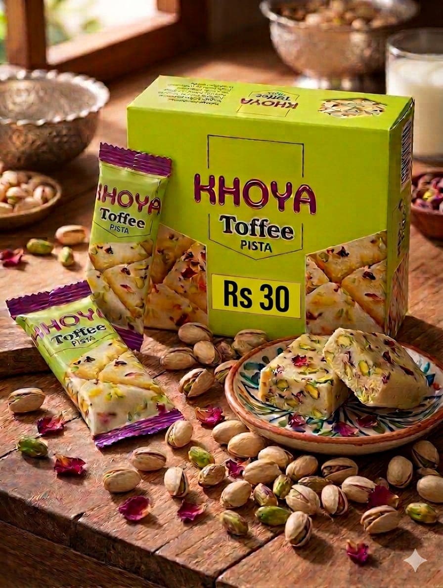 Khoya toffee — pista